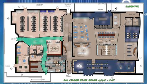 video arcade building blueprint